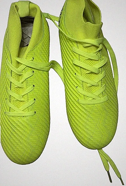 Bright Yellow Soccer Cleats Youth Size 6/39