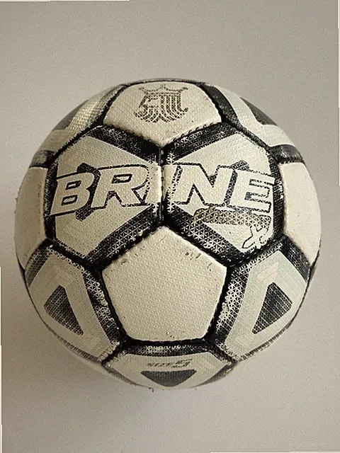 Brine Phantom X NFHS Size 5 Soccer Ball Black White Gold