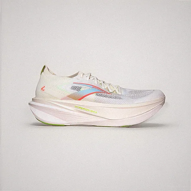 Brooks Hyperion Max 3 Mens 13 White Green Running Carbon Plate Shoes Sneakers