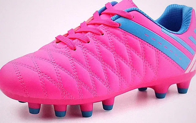 Brooman Cleats Football Shoes Girl's Size 13 Pink Soccer Athletic Firm Outdoor