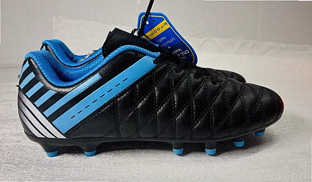 Brooman Kids Athletic Soccer Cleats Boys Girls Outdoor Firm Ground Football
