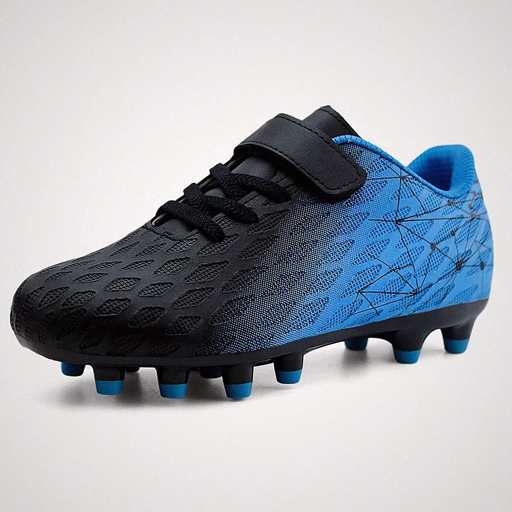 brooman Kids Firm Ground Soccer Cleats Boys Girls Athletic Outdoor Football S...
