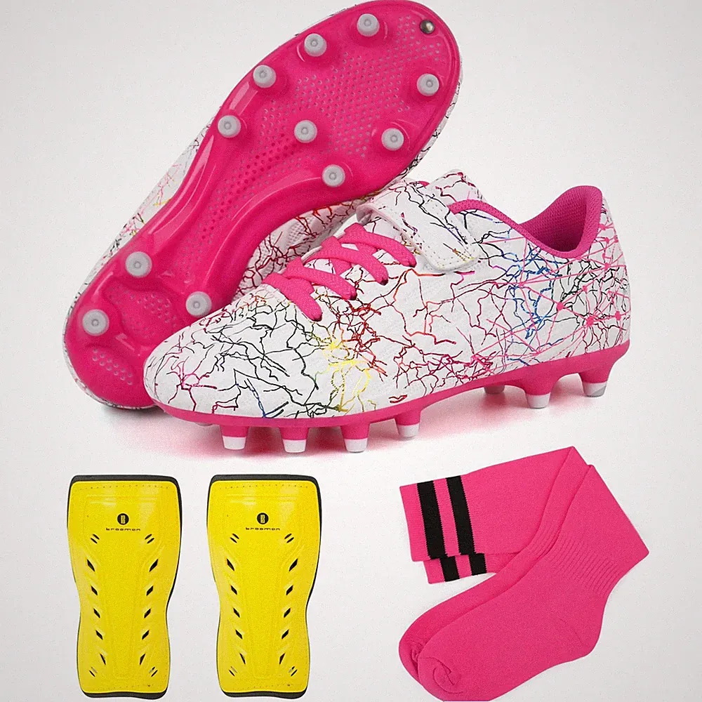 brooman kids firm ground soccer cleats