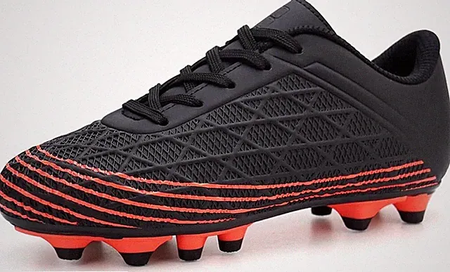 brooman Kids Soccer Cleats Boys Girls Outdoor Football Shoes Little Kid Sz 12