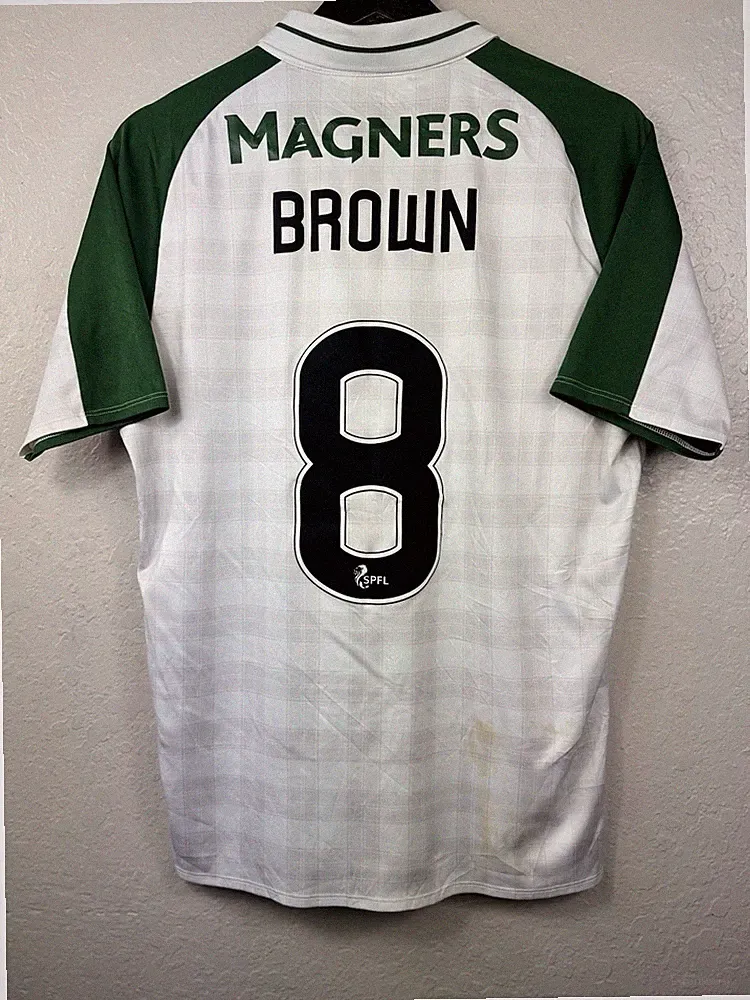 brown soccer shirt