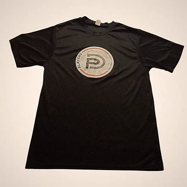 C2 Sport Mens Black Players Development Academy PDA Soccer Training T-Shirt M
