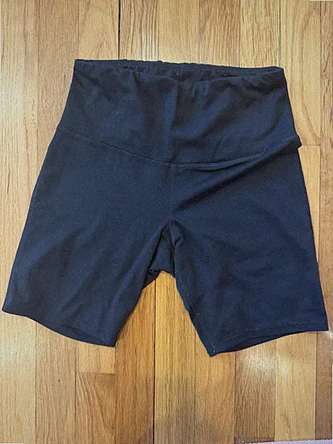 C9 Champion Women’s Black Biker Shorts Stretch Pull-On Yoga Gym
