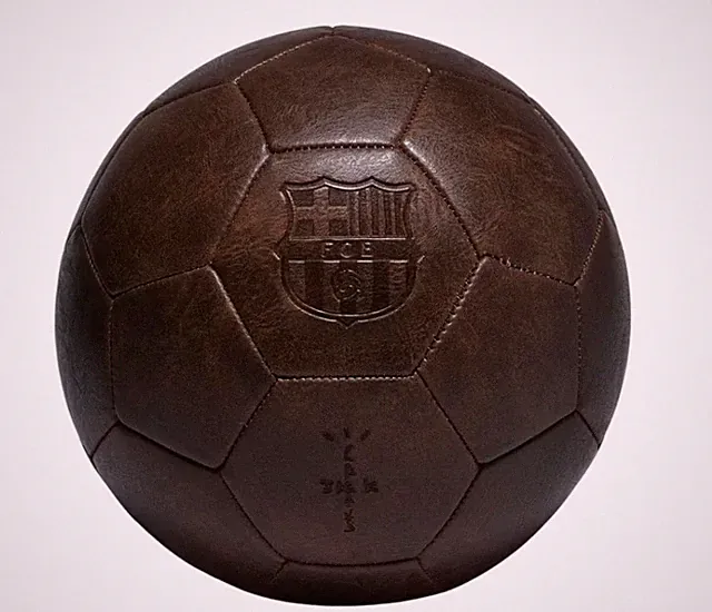 Cactus Jack FC Barcelona Retro Soccer Ball Brown Brand New Free U.S. Shipping