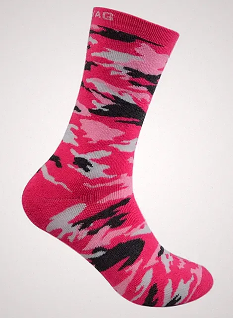 Camouflage Athletic Sports Cushioned Unisex everyday Cushion Crew Socks