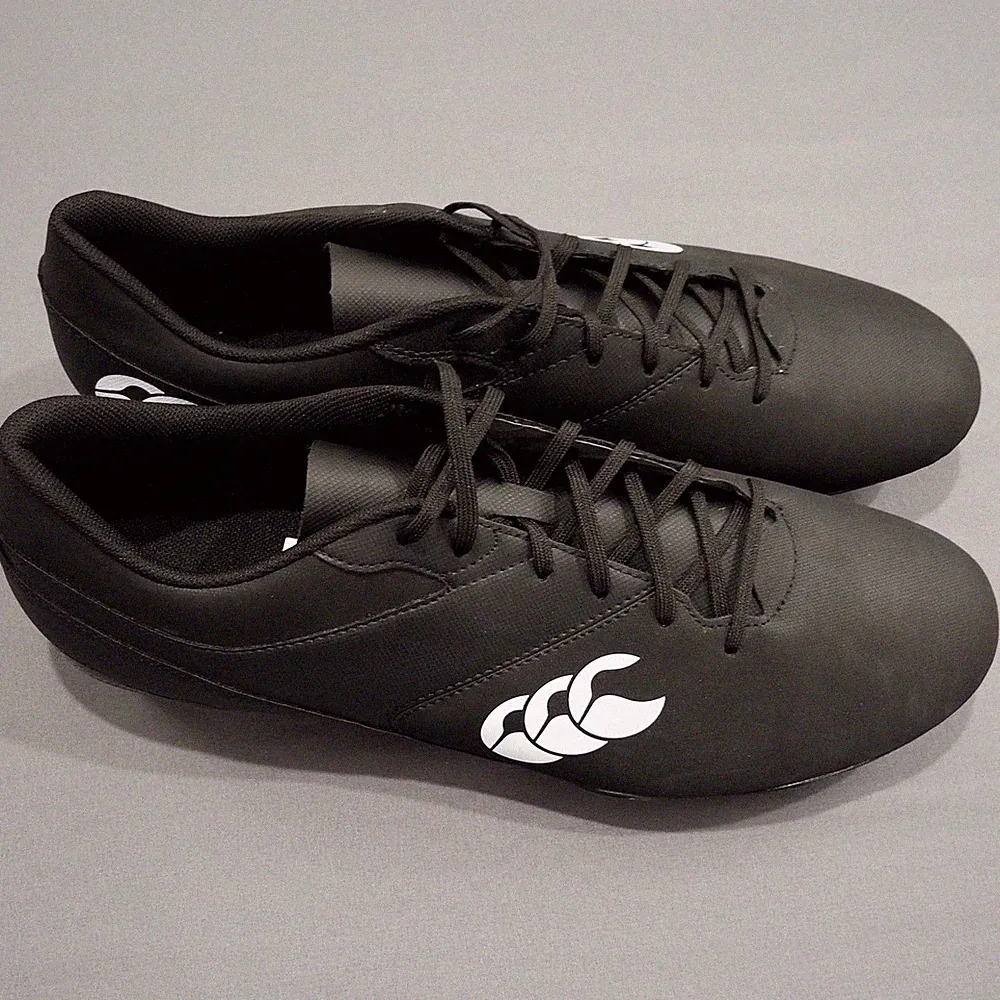 Canterbury Phoenix Raze SG US Size 16 Rugby Black Soft Ground Football Cleats