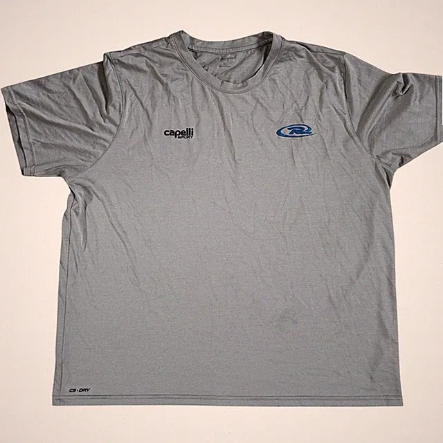 Capelli Sport Mens XL CS-Dry Performance Soccer Training T-Shirt Gray