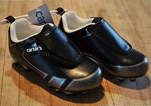 Carter's Fica Toddler Soccer Cleats Black Unisex Size 7