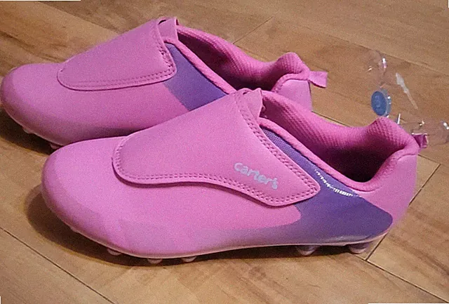 Carter's Fica Youth Soccer Cleats Pink Purple Size 3Y Kids Girl Athletic NWT