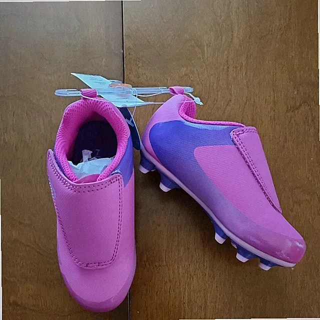 Carter's Girls Fica Sport Cleats Fuchsia/Fuchsia Size 7 Toddler