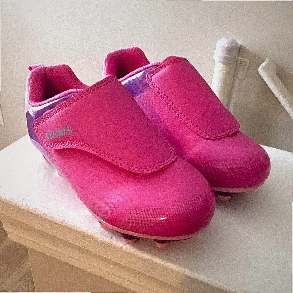 Carter's Girls Toddler Pink Soccer Cleats Shoes, US Size 9