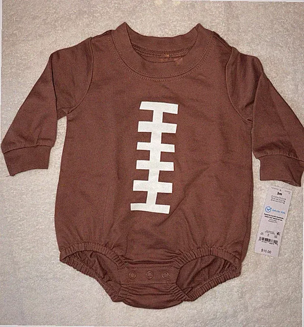 Carter’s Just One You Football Print Bodysuit - 3M