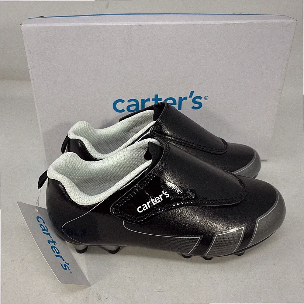 Carter’s Toddler Baseball/ T Ball Soccer Black Cleats Size 11T