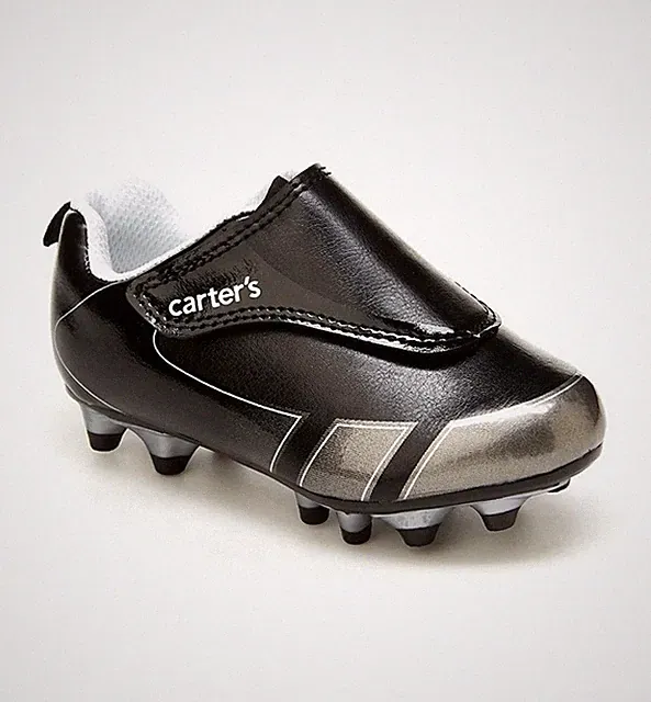Carter’s Toddler Baseball/ T Ball Soccer Black Cleats Size 12T