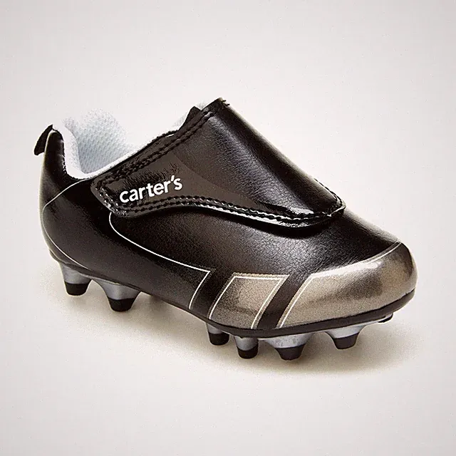 Carter's Unisex Fica Sport Cleats, Black