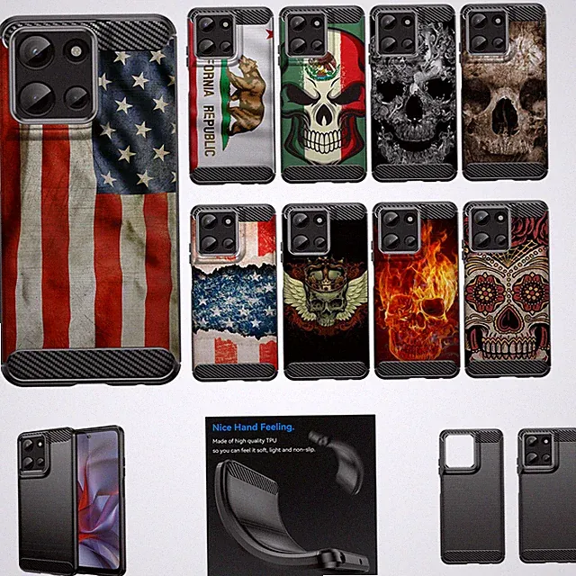 Case For Moto G Power 2025 | Flex TPU Fiber | Slim Flexible Shockproof Cover