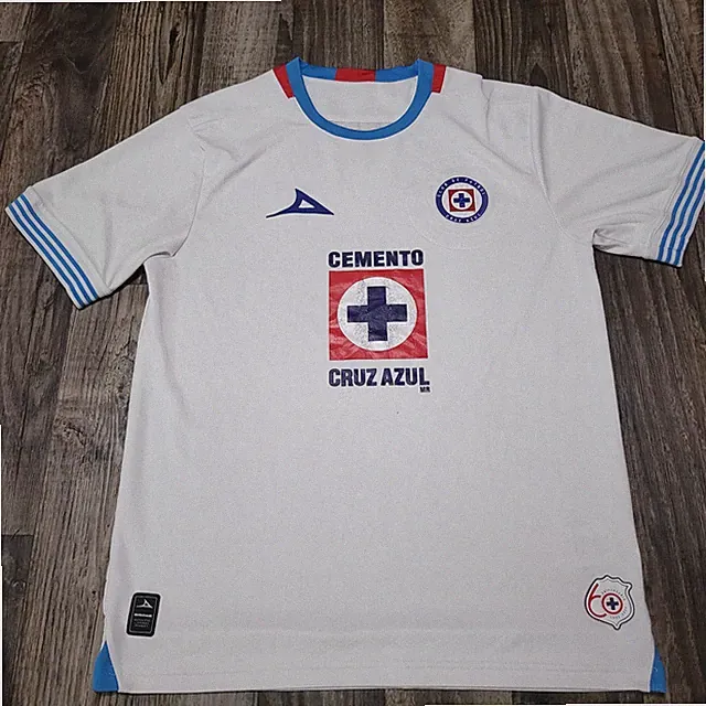 Cemento Cruz Azul Pirma Gray Jersey XL Club De Futbol 60th Anniversary
