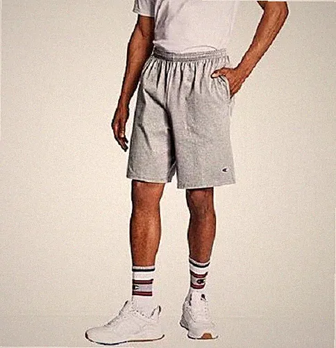 Champion Jersey Mens 9" Workout Shorts 3X(48"-50" Pick Color