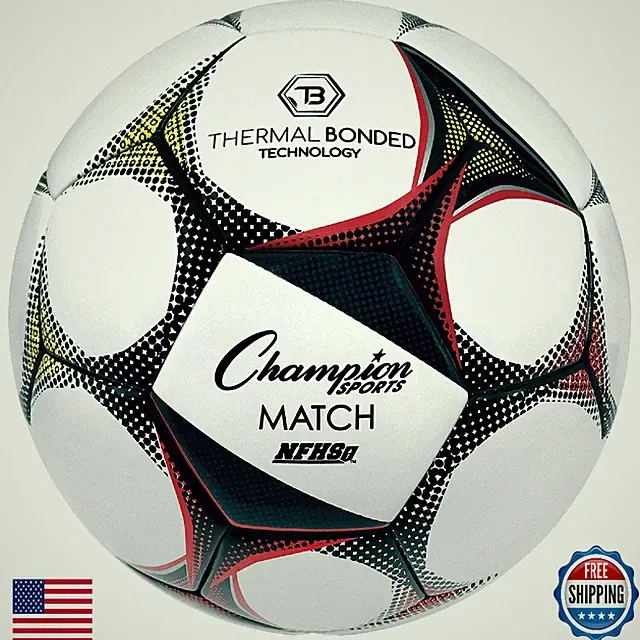 Champion Sports Thermal Bonded "No Stitch" Soccer Ball - Size 5