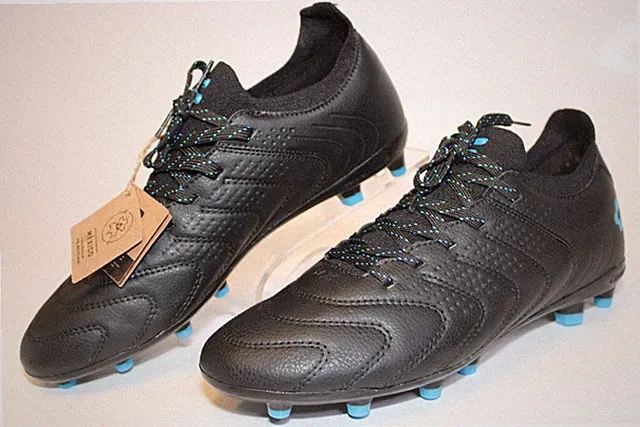 Charly Encore FG Soccer Cleats NEW Mens US 7.5 MX 25.5 Black Leather NEW 1086361