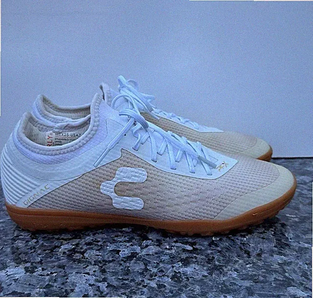 Charly Gignac PFX Indoor Soccer Shoes White Men's Size 7