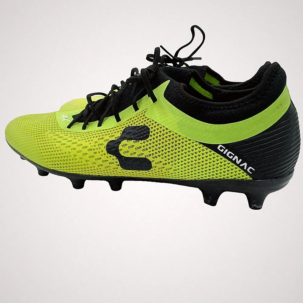 Charly Gignac PFX Limited Firm Ground Yellow Awareness Soccer Cleats Mens Sz 11