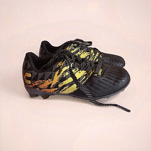 Charly Grasshopper Youth Kids' Soccer Cleat Orange Black Size 12 Girls Boys