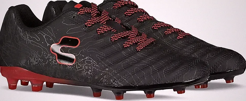 Charly Hot Cross 2.0 FG Soccer Cleats - Black/Red Size Men's 11 NEW
