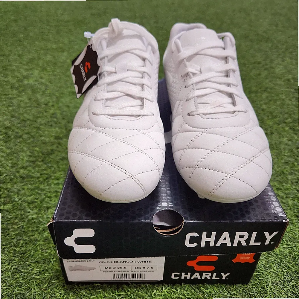 Charly Legendario 2.0 LT Men's Soccer Shoes White