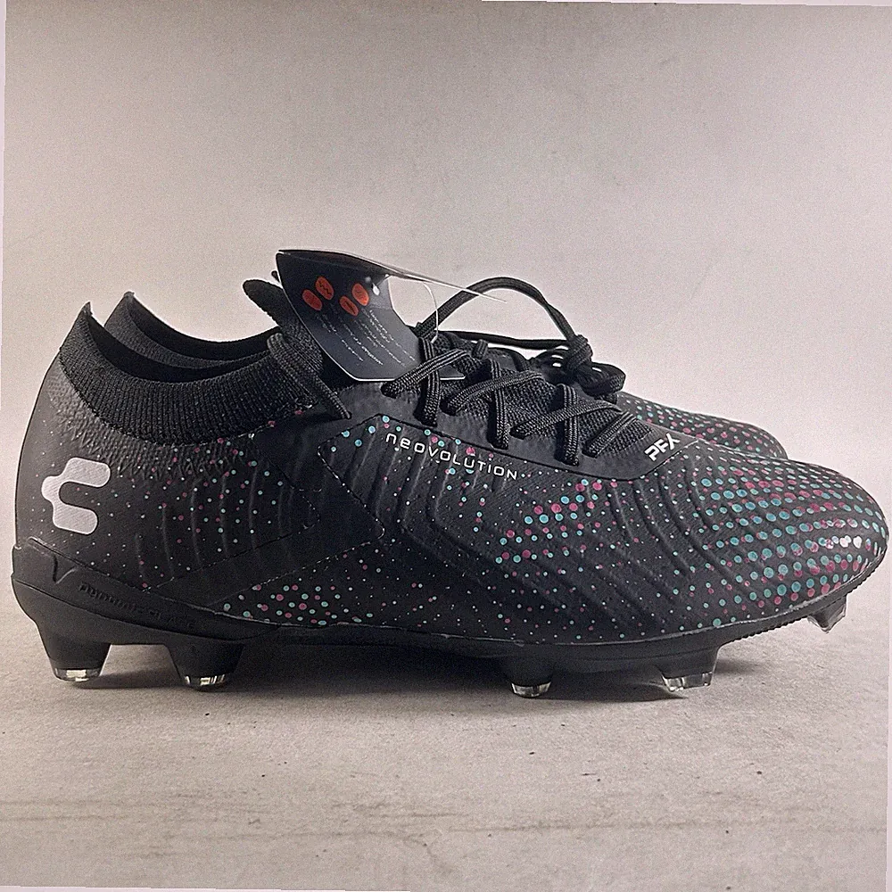 Charly Neovolution PFX Men’s FG Soccer Cleats Black Size 7.5