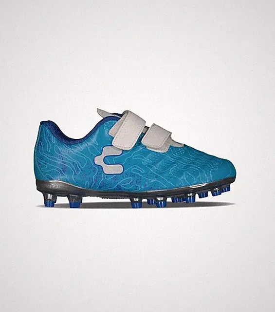 Charly Youth Hot Cross FG 3.0 Firm Ground Cleats US 1.5 Blue