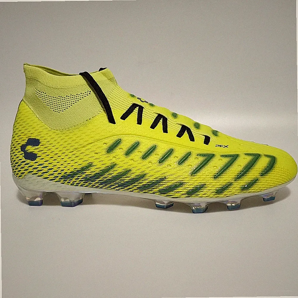 Charly Zinetik PFX HI AG Soccer Cleats Elite Yellow Blue 1038209 Men's Size 8.5
