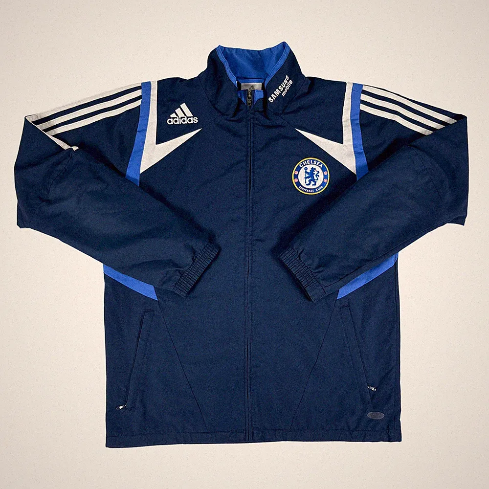 CHELSEA FC 2007/08 ADIDAS Training Football Jacket S/M Vintage Soccer Track Top