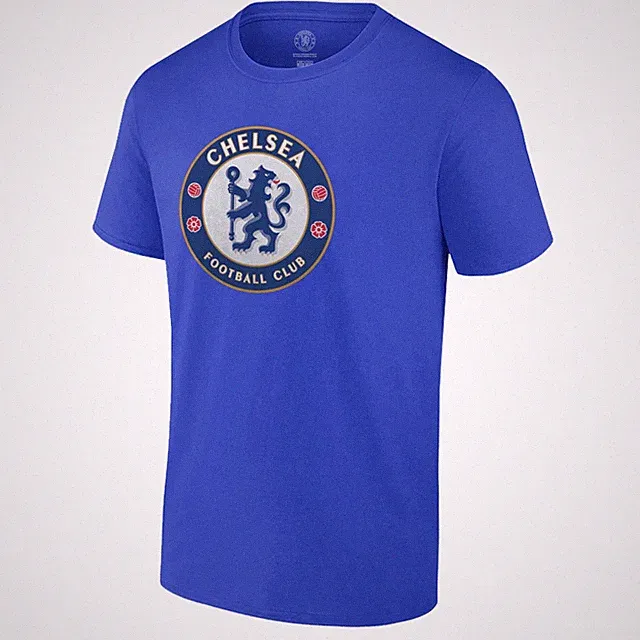 Chelsea Official Licensed Soccer T-Shirt Cotton Tee - Royal Blue Tee