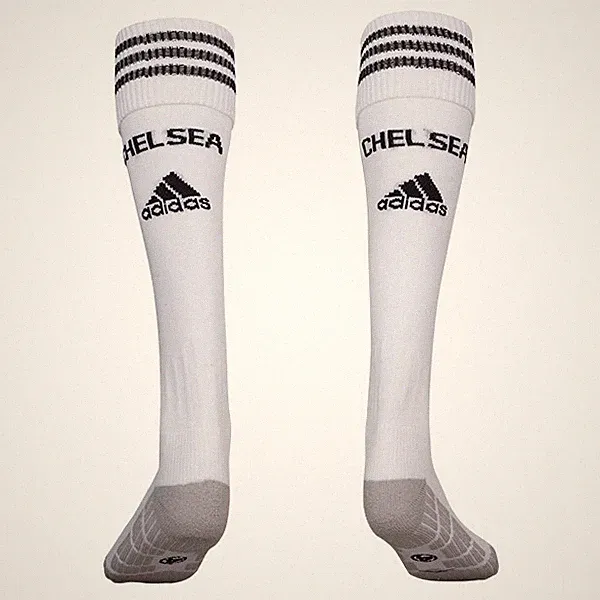 CHELSEA SOCKS WHITE, BLUE OR YELLOW (SIZE UK 8-11, USA 8.5-11.5) FOOTBALL SOCCER