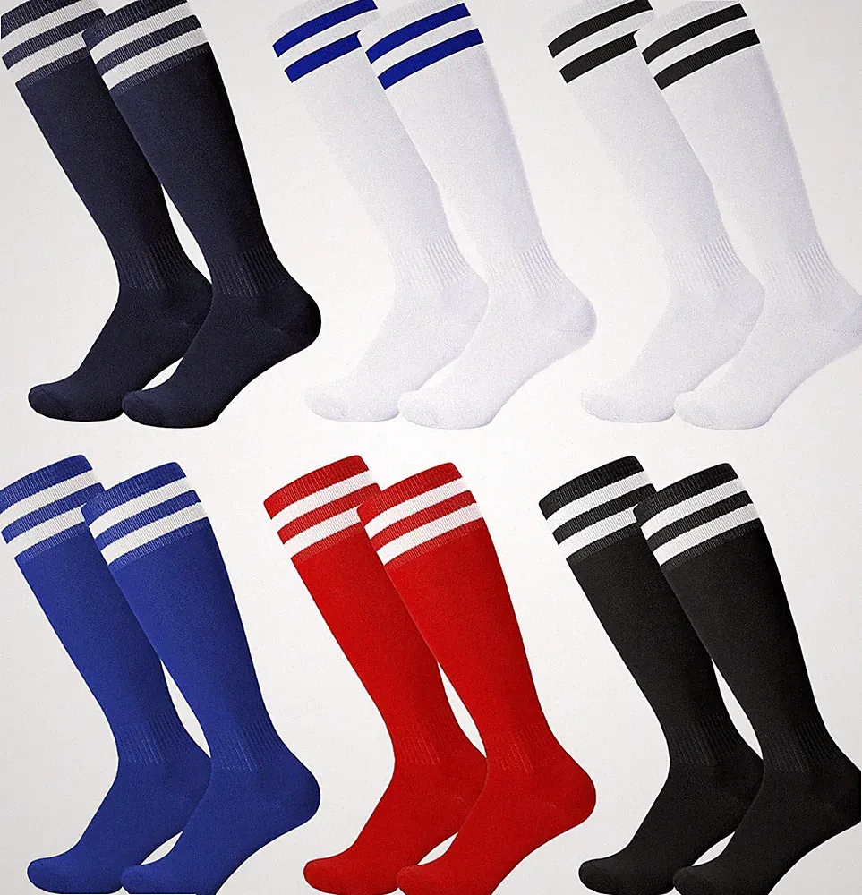 Childrens Football Socks Kids Breathable Soccer Socks Long Football Sports for B