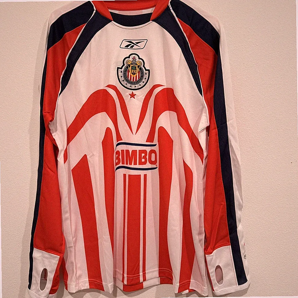 Chivas de Guadalajara Home Men’s Soccer Jersey Large Red White