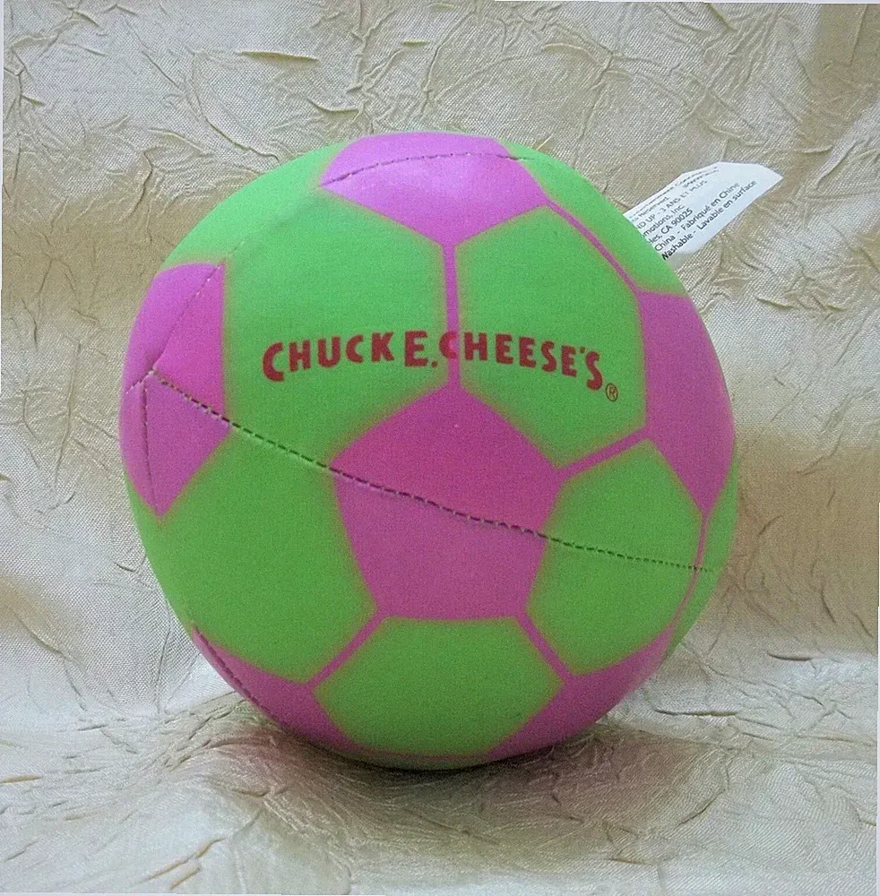 Chuck E. Cheese's Soft Small 4.5" Soccer Ball Plush Toy