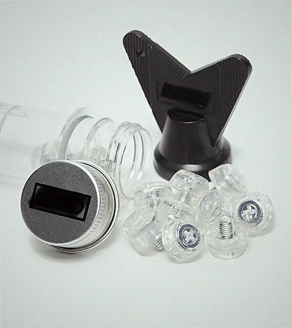Clear TPU Plastic Turf/AG/FG Soccer Studs Set SG Replacement fit Nike, Puma, etc