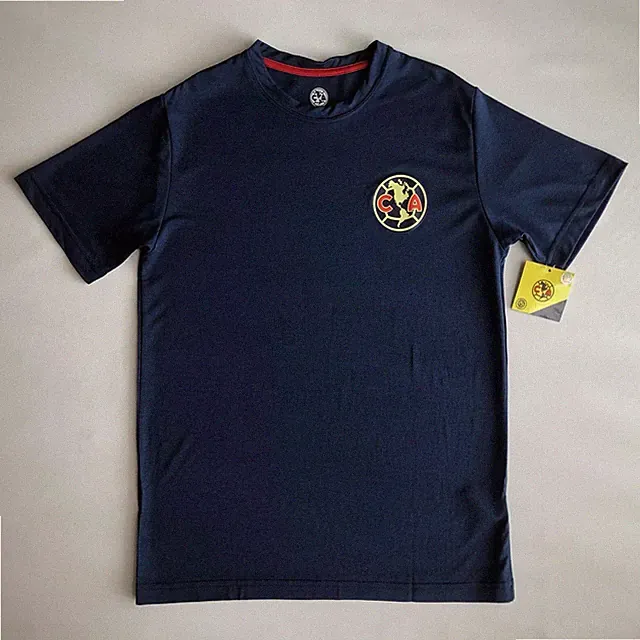 Club America Front Logo Navy Blue Soccer T Shirt Mens Sz S NWT