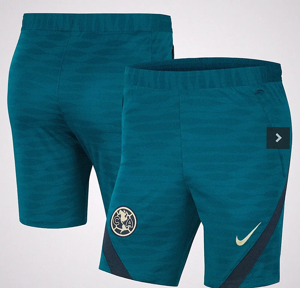 Club America Nike Strike Performance Slim Fit Men’s Soccer Shorts XL Color Teal