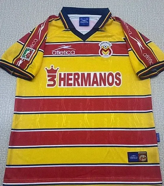 Club Atlético Monarcas Morelia 1999-2000 Home Retro Mens Jersey