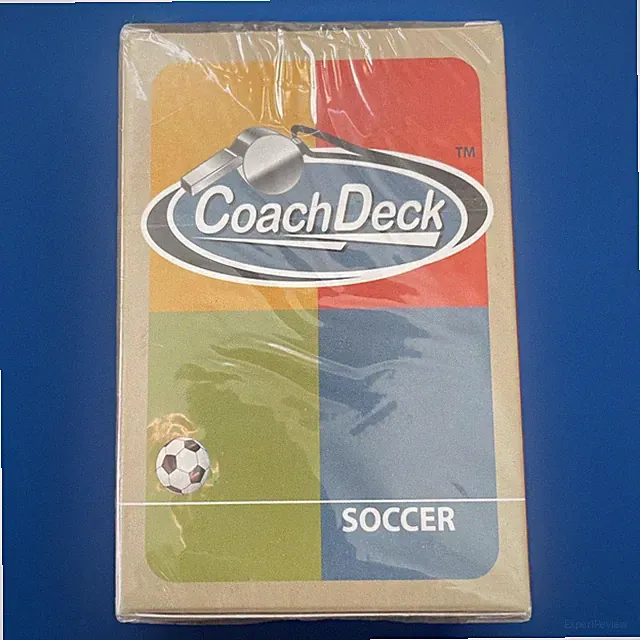 Coach's Deck Soccer Cards-50 Instructional Drills-New Factory Sealed Great Gift