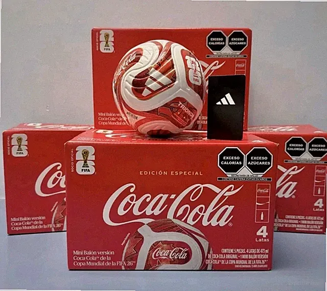Coca-Cola Trionda FIFA 2026 Mini Soccer Ball world cup Mexico Balon Limited Ed