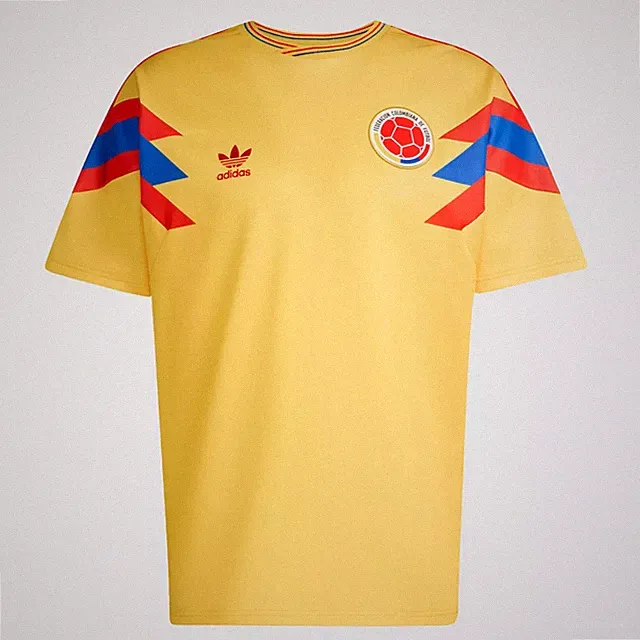 Colombia 1990 Bring Back Vintage Home Replica Jersey
