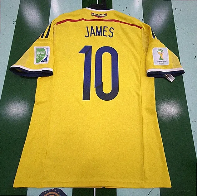 Colombia 2014 World Cup Jersey - James Rodriguez #10